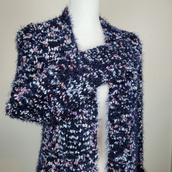 Peyton Primrose Open Front Cardigan Size Medium Blue Purple - Picture 4 of 9